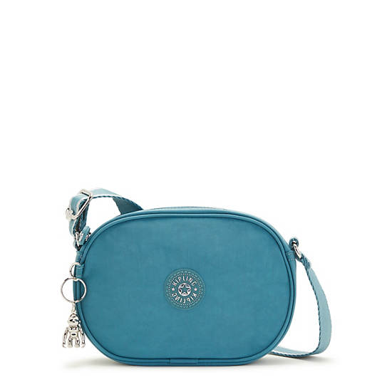 Kipling Gema Crossbodytassen Turquoise | België 2050WN